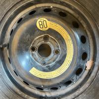 Ruota di scorta ruotino Fiat panda 500 punto mito