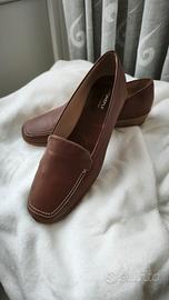 Mocassini Stonefly BluSoft in vera pelle marrone