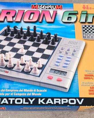 Scacchiera elettronica Millennium Orion 6 in 1