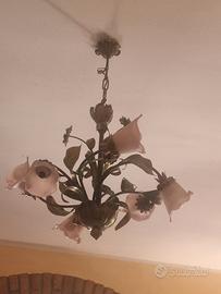 lampadario fatto a mano