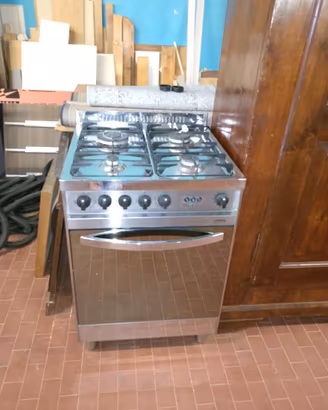 Cucina a gas LOFRA inox 4 fuochi