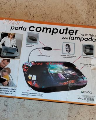 Pc porta computer libri con lampada 