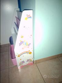 Libreria porta libri bambini con contenitori