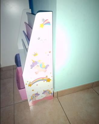 Libreria porta libri bambini con contenitori