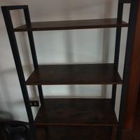 libreria 4 scaffali stile industriale