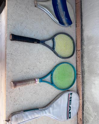 Racchette da tennis Rossignol e Head