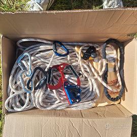 materiale per arrampicata