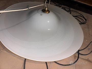 Rara Lampada a Sospensione Mazzega Murano Anni 70