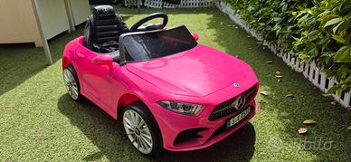 Auto elettrica bambini Merceds CLS 350 rosa