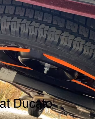 Supporto porta ruota di scorta Fiat Ducato