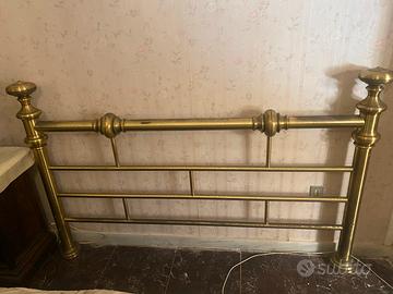 Testata in Ottone Letto matrimoniale