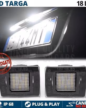 Luci Targa LED Per Mercedes 6500K CANbus Omologate