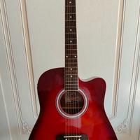 Chitarra elettroacustica Washburn + custodia Thom