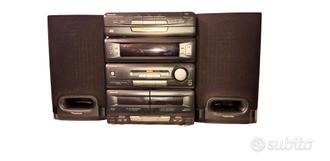 Impianto stereo 1995 Panasonic SA-CH72  			