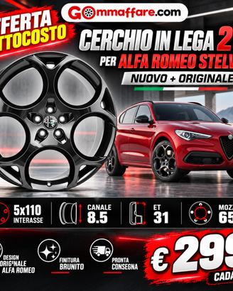 4 Cerchi da 21' in Lega - Alfa Romeo - Stelvio Com