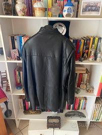 Giaccone in pelle da uomo taglia L vintage