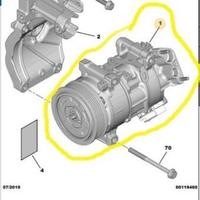 COMPRESSORE ARIA CONDIZIONATA OPEL PEUGEOT CITROEN