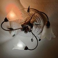 4 Lampadari Metallo e Vetro - Vari design