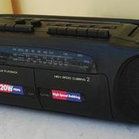 Stereo radio doppia cassette recorder AIWA