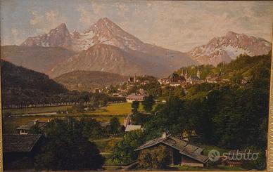 Antico dipinto - Firma Martin Schmiderer Olio tela