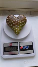 pietra decorativa a forma cuore cm.11x11