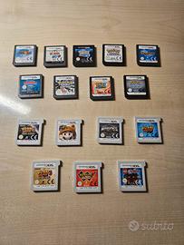 Enorme lotto di giochi Nintendo ds e 3ds cartuccia