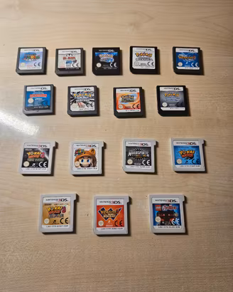 Enorme lotto di giochi Nintendo ds e 3ds cartuccia