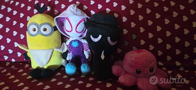Lotto 4 peluche