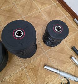Pesi gommati DECATHLON VARI MANUBRI E 
