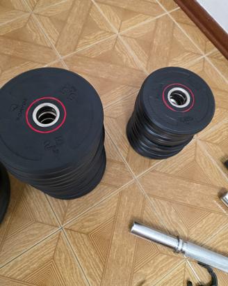 Pesi gommati DECATHLON VARI MANUBRI E 