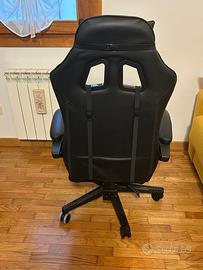sedia poltrona gaming ergonomica reclinabile
