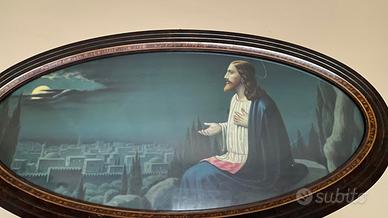 Quadro antiquariato soggetto religioso
