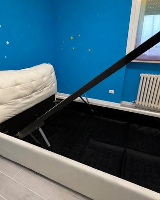 Letto a una piazza e mezza con contenitore