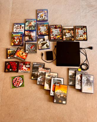 Lotto Ps4 come nuova + giochi ps1 ps2 pc ps4