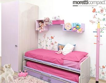 CAMERETTA CON CABINA ARMADIO MAX MORETTICOMPACT