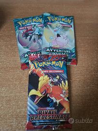 nuovi pacchetti Pokémon scarlatto e violetto tcg