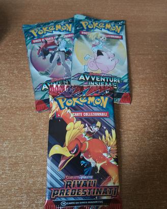 nuovi pacchetti Pokémon scarlatto e violetto tcg