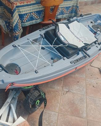 kayak galaxy con motore elettrico e accessori 