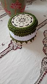 Centrotavola portaoggetti in filo