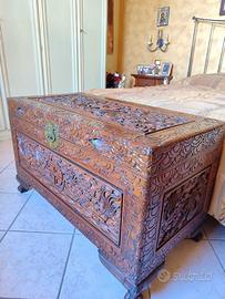 Grande Baule Cinese Vintage Anni '50