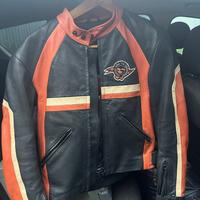 Giacca in pelle da moto custom