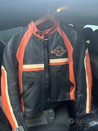 Giacca in pelle da moto custom