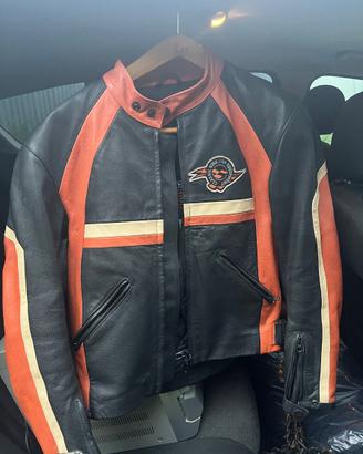 Giacca in pelle da moto custom