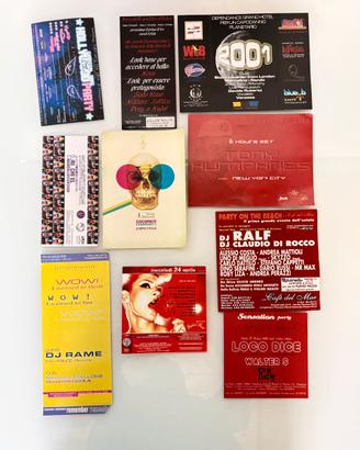 Flyers inviti club disco volantini riduzioni