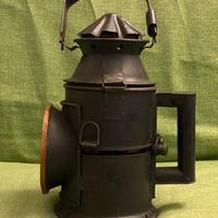 Lampada lanterna a candela per ferroviere