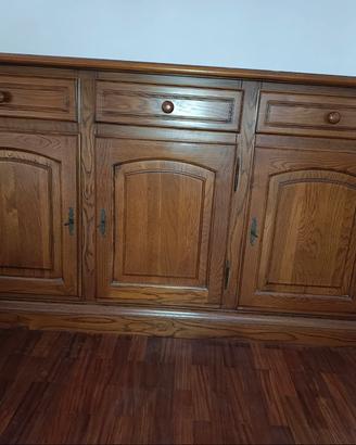Credenza buffet in legno massiccio