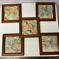 Stampe moderne di vecchie cartine geografiche