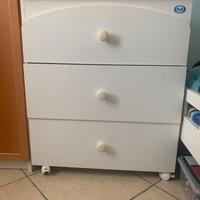 Cassettiera Pali + scrivania Ikea