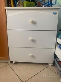 Cassettiera Pali + scrivania Ikea