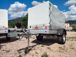 Carrello rimorchio auto Frenato in allu